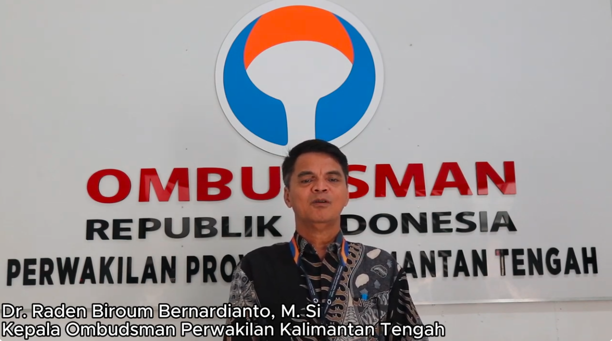 Ombudsman Perwakilan Kalimantan Tengah - Dukungan Zona Integritas Menuju WBK 2024